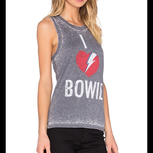 CHASER I ❤️ Bowie Burnout Tank - Picture 2 of 10